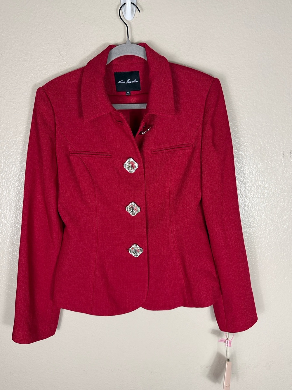 Nana Jacqueline Vanessa Blazer in Red - Picture 4 of 11